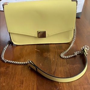 Zara yellow cross body bag
